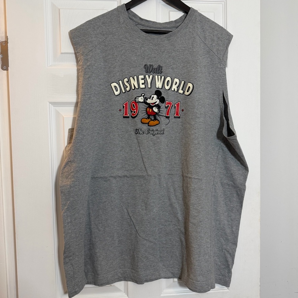 Disney Gray Sleeveless Top